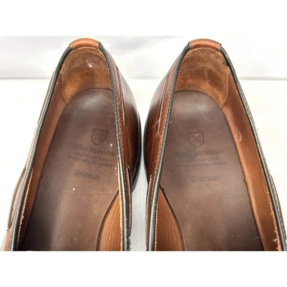 Allen Edmonds Men's Grayson Tassel Loafers Dress Shoes Size 13 D Brown - Picture 9 of 11
